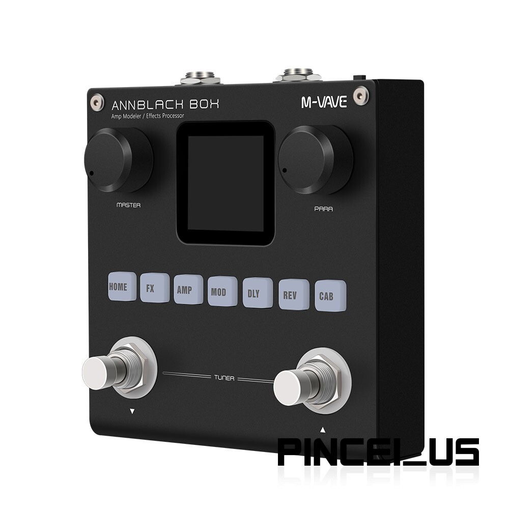M-VAVE ANNBLACK BOX Amp Modeler Effects Processor w/ 1.54" Color