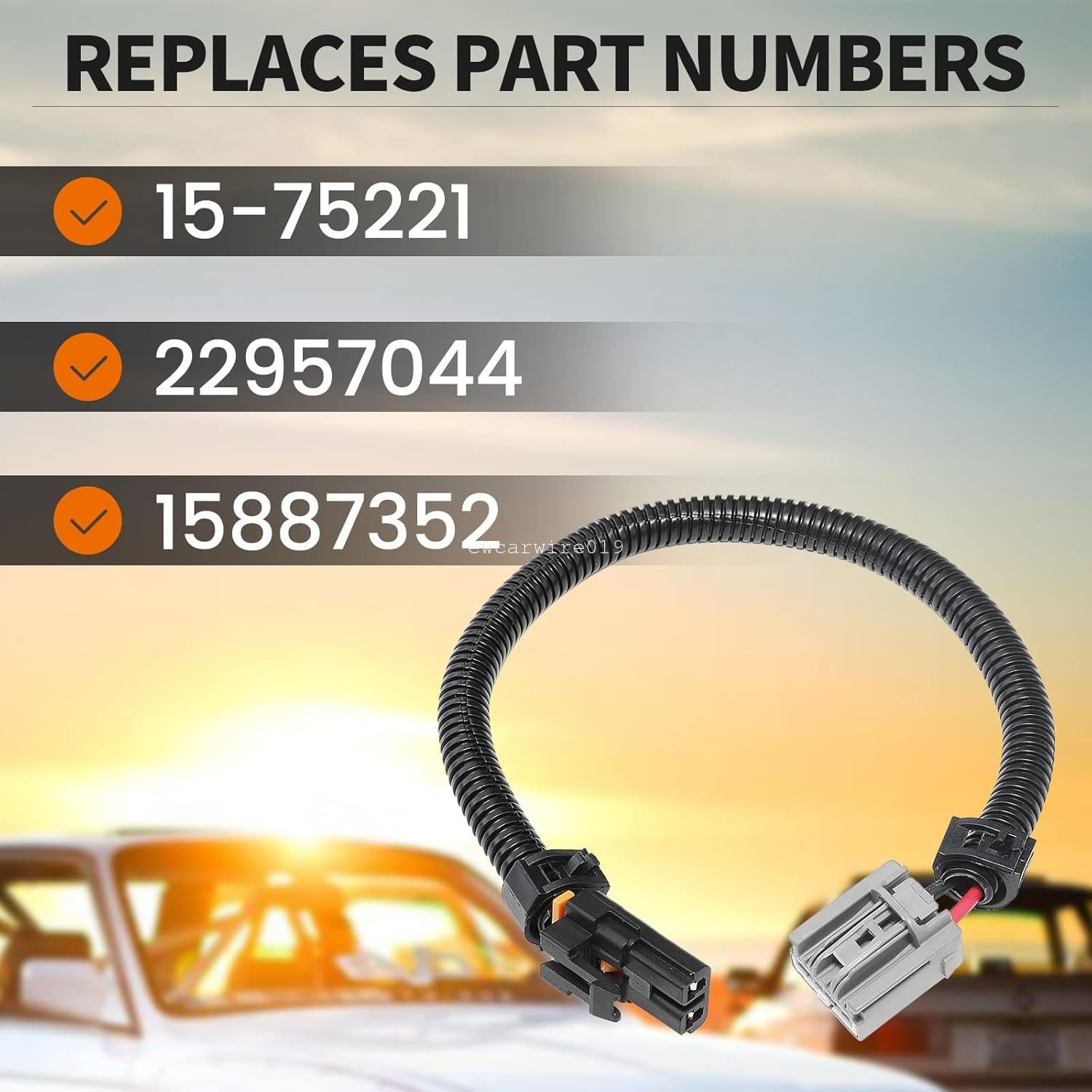 Heater Blower Motor Connector wire harness 1575221 For 2007-2013 GMC Sierra 1500