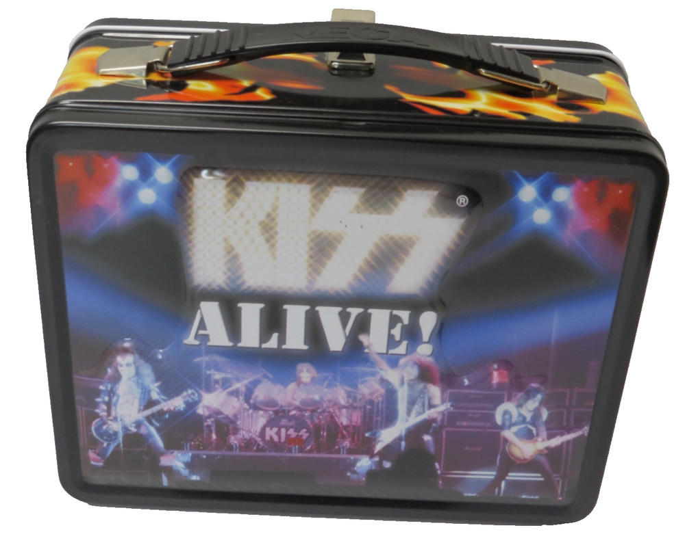 KISS ALIVE! LUNCHBOX AND THERMOS NECA 2001 UNUSED #1430 / 10,000