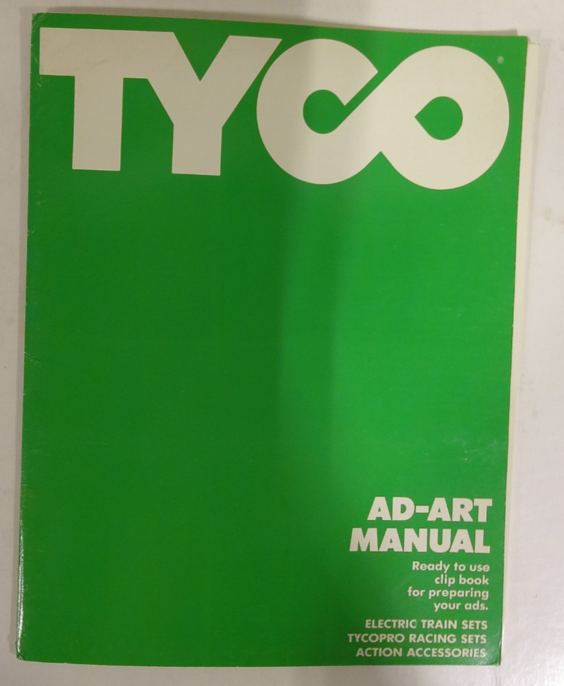 Vintage TYCO 1970's Folder & 11 Clip-Art Sheets