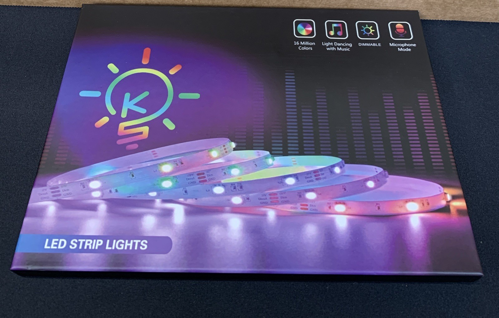 100Ft LED Strip Lights, Smart Light with App Remote Control, RGB LED Lights