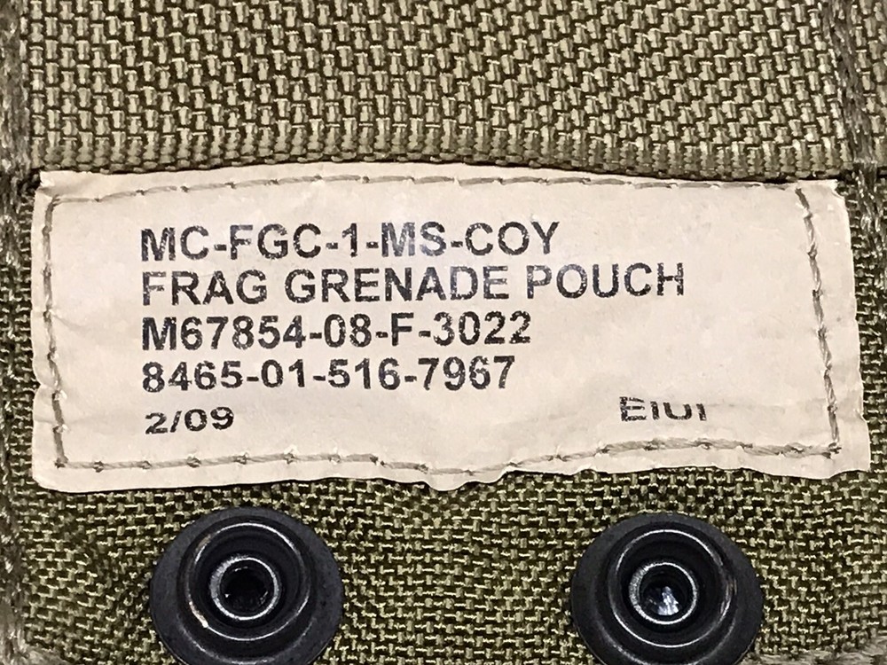 MOLLE Coyote Single Frag Pouch USMC Eagle Industries