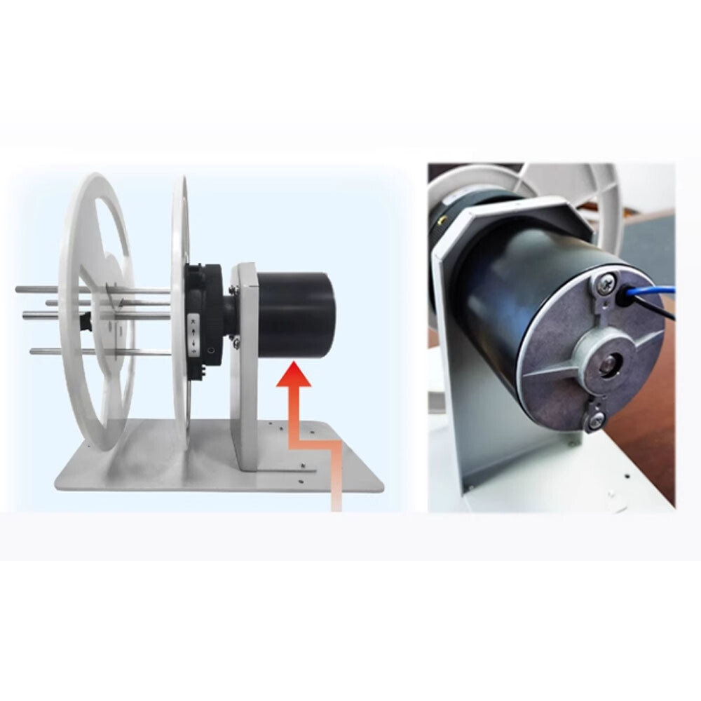 Automatic Label Rewinder Adjustable Speed Two-way Rewinding Label Machine New
