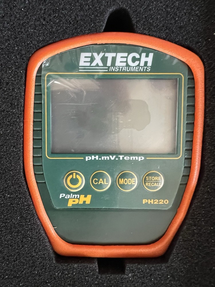 EXTECH PH220 Waterproof Palm pH Meter with Cabled Electrode Cable Portable