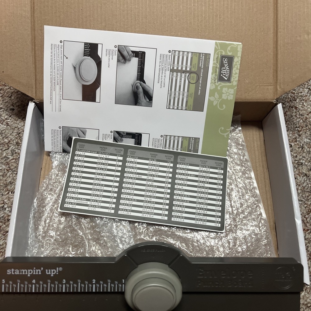 Envelope Punch Board