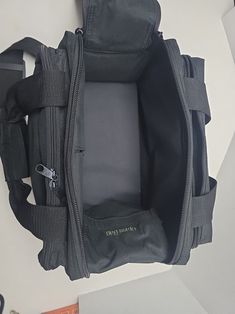 Tactical Performance Shooting Range Bag Black Padded Excellent Condition
