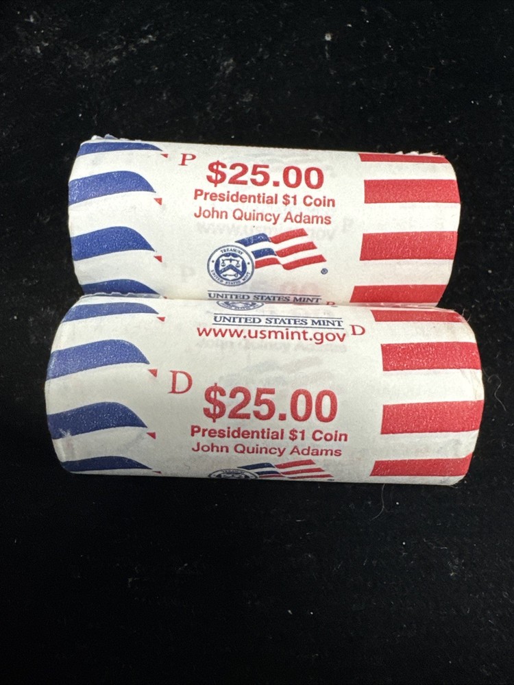 2008 JOHN QUINCY ADAMS P&D MINT ROLL