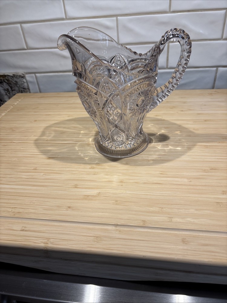 Victorian Cut Glass Pitcher