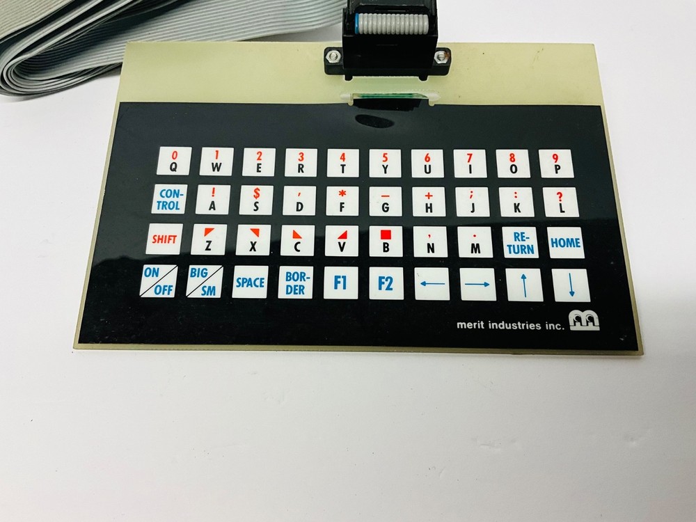 Merit Industries Arcade Dart Keyboard UNTESTED AS IS