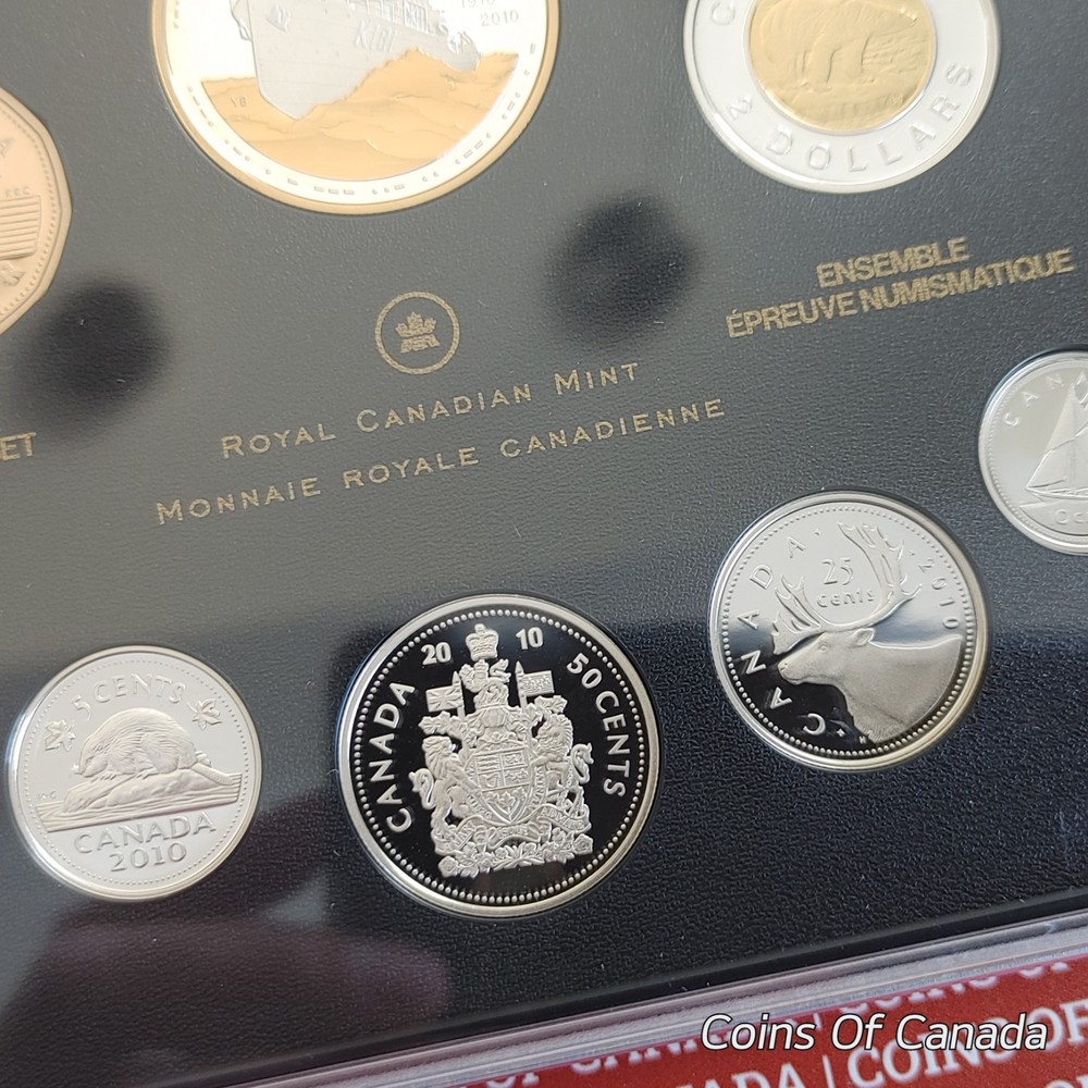 2010 Canada 8 Coin Proof Set - With Special Edition Silver Dollar #coinsofcanada