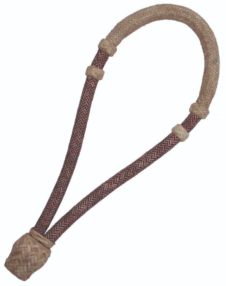 Buffalo Leather Duo-Toned Rawhide Bozal