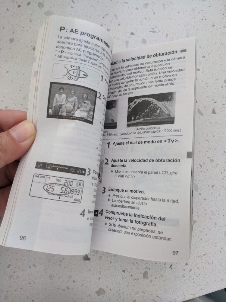 Canon EOS 6D Original Manual In Spanish