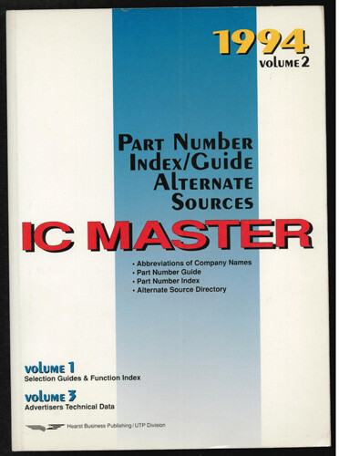 1994 IC MASTER 3 Volume Set :: FREE Shipping