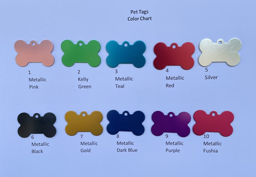 Laser Engraved Pet Name Tag