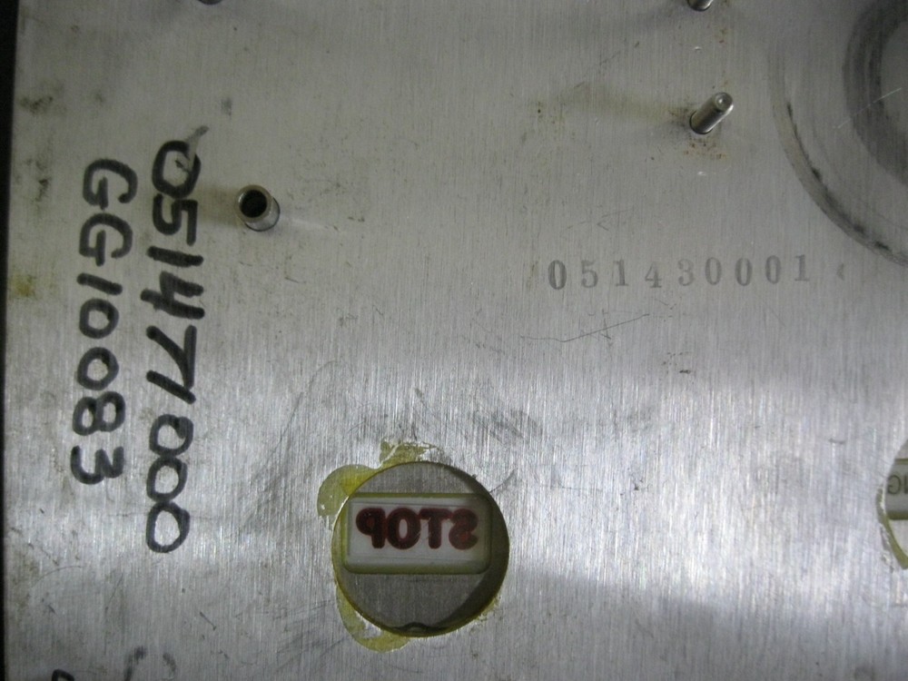Gerber CNC Cutter Operator Control Panel Interface 051471000 051430001