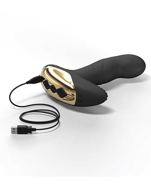 Prostate Massager Vibrating Remote Rechargeable Textured Silicone Backdoor Soft