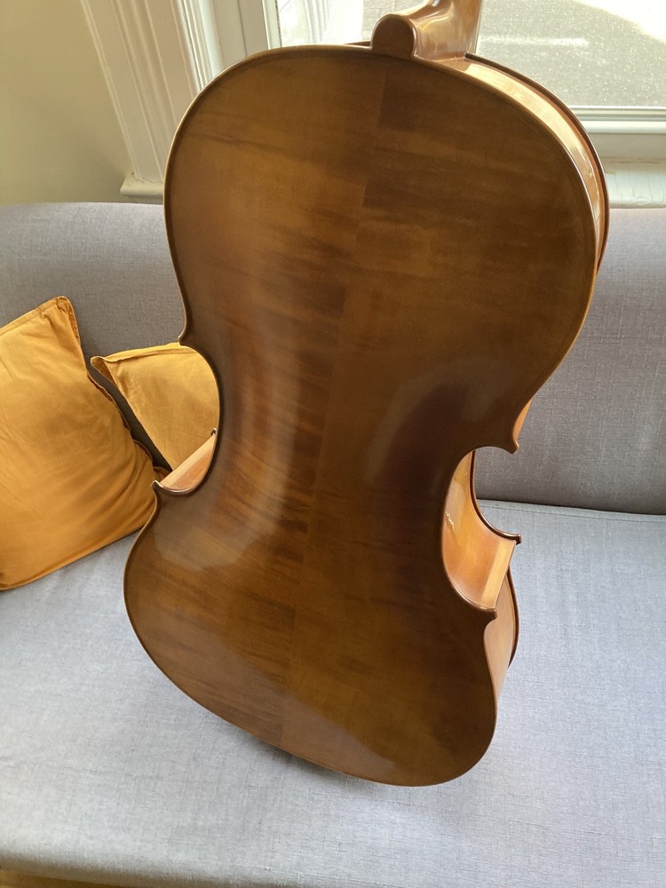4/4 Cello w/ bow, stand and hard case John Juzek Solid Spruce top Romberg