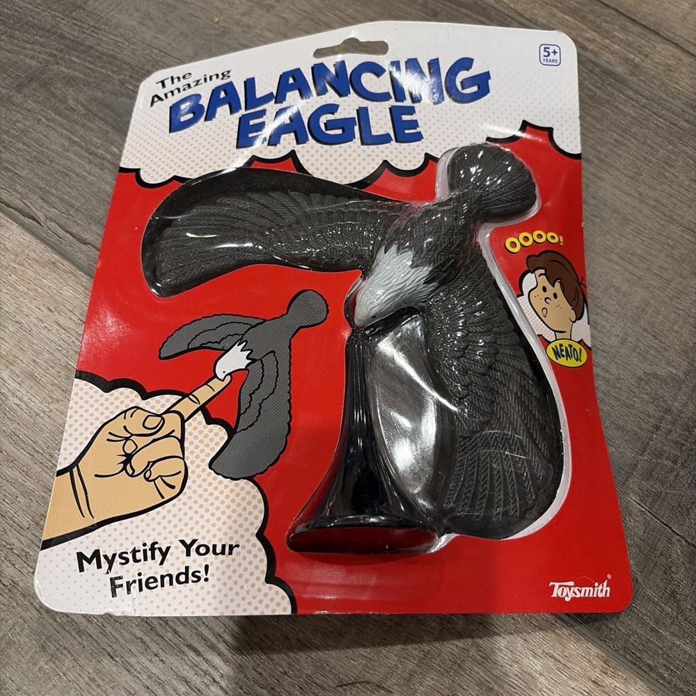 The Amazing Balancing Eagle - Spin It - Tap It - The Eagle Won't Fall Off!