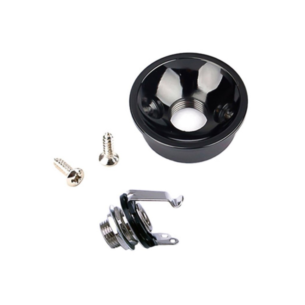 Socket Jack Plate Holder w/ 2 Screw For TL Electric Guitar Replace Accessories