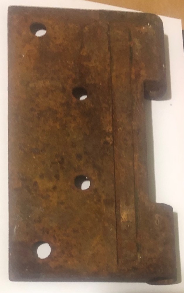 Eastlake Style Cast Iron Door Half Hinge.