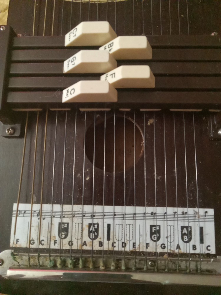 Silvertone Vintage Autoharp by Oscar Schmidt