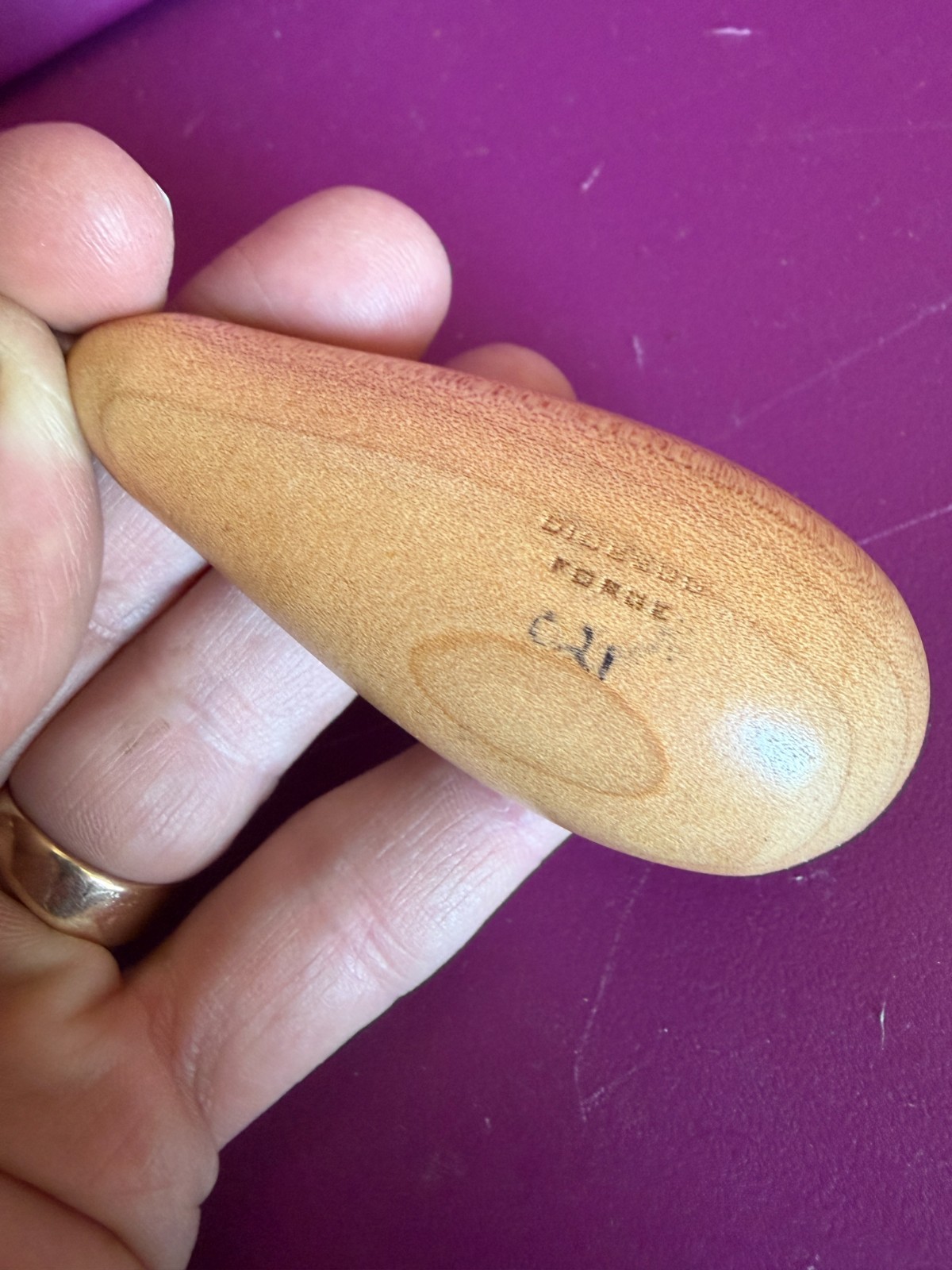 RARE Diobsud Forge 3/8" Wide Single Bevel Straight Wood Carving Chisel In VGC!