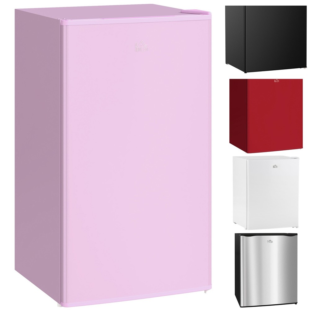 HOMCOM 3.2 Cu.Ft Compact Refrigerator with Adjustable Thermostat