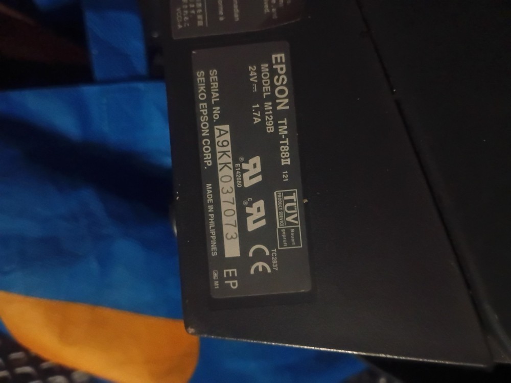 Epson TM-T88II M129B POS Thermal Receipt Printer