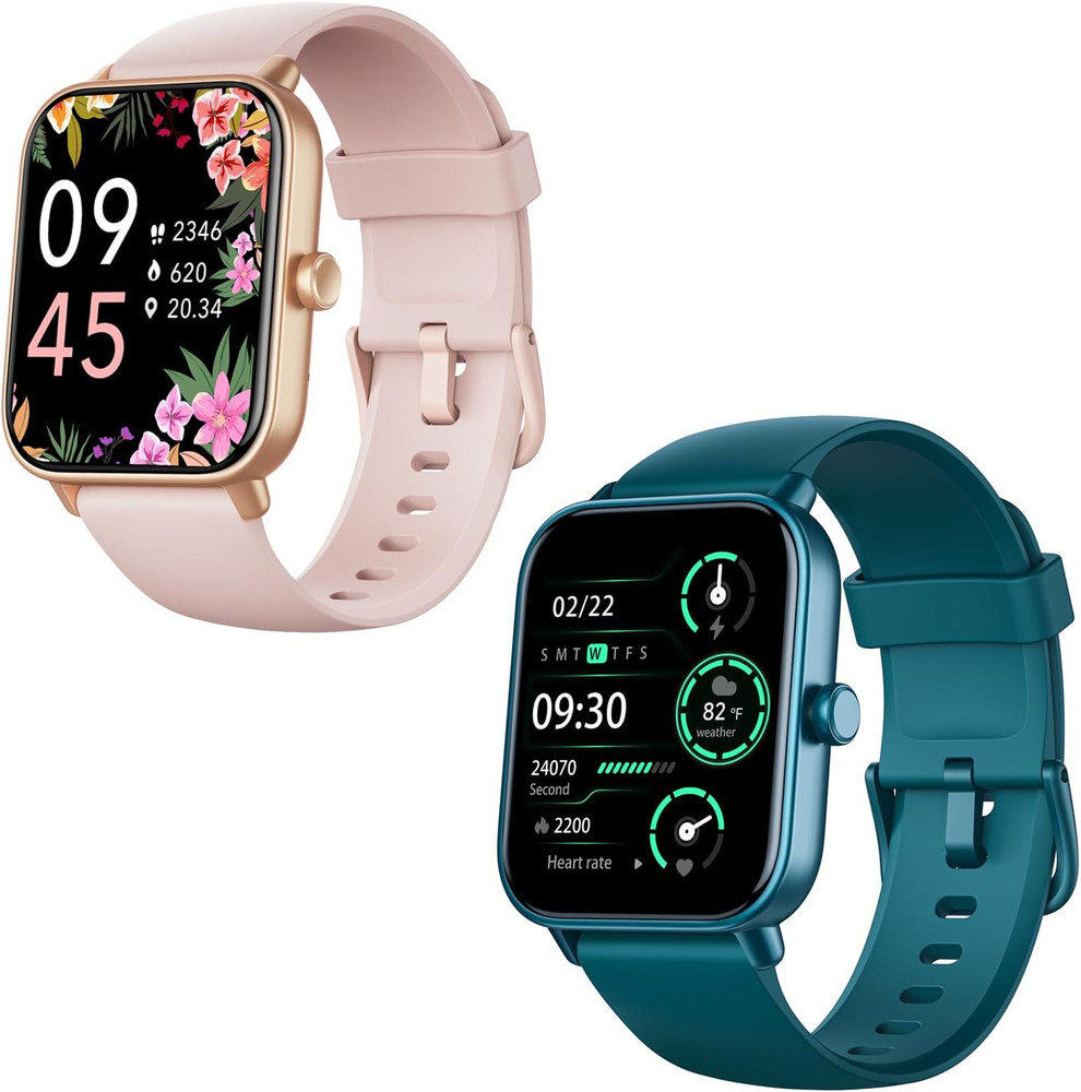 Smartwatches (Pink with Green)