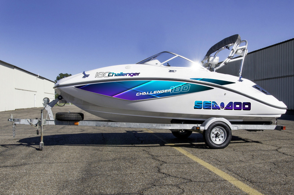 CHALLENGER 180 sticker SEADOO full kit graphic replacement 2005 2010 Lightning