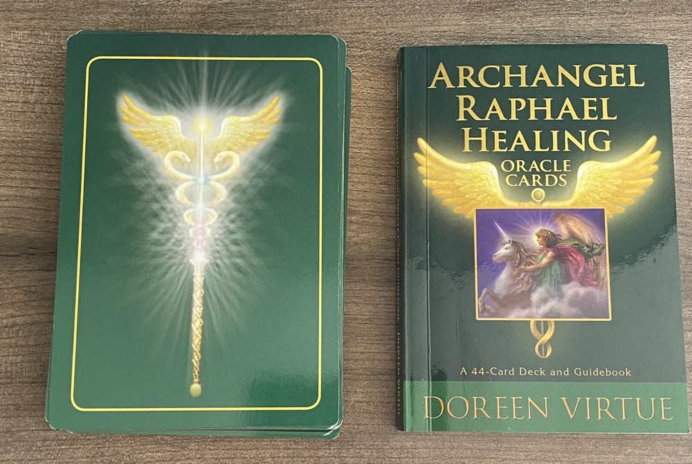Authentic Archangel Raphael Healing Oracle 44 Cards & Guidebook
