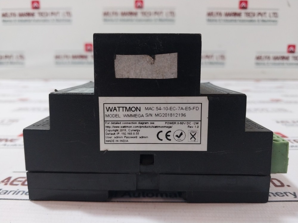 Wattmon WMMEGA MODBUS MEGA DATA LOGGER 8-60V DC 2W