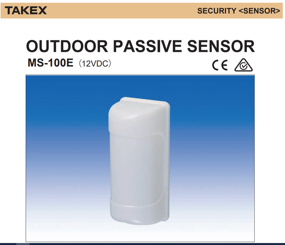 TAKEX MS-100E Outdoor / Indoor Variable Motion Detector