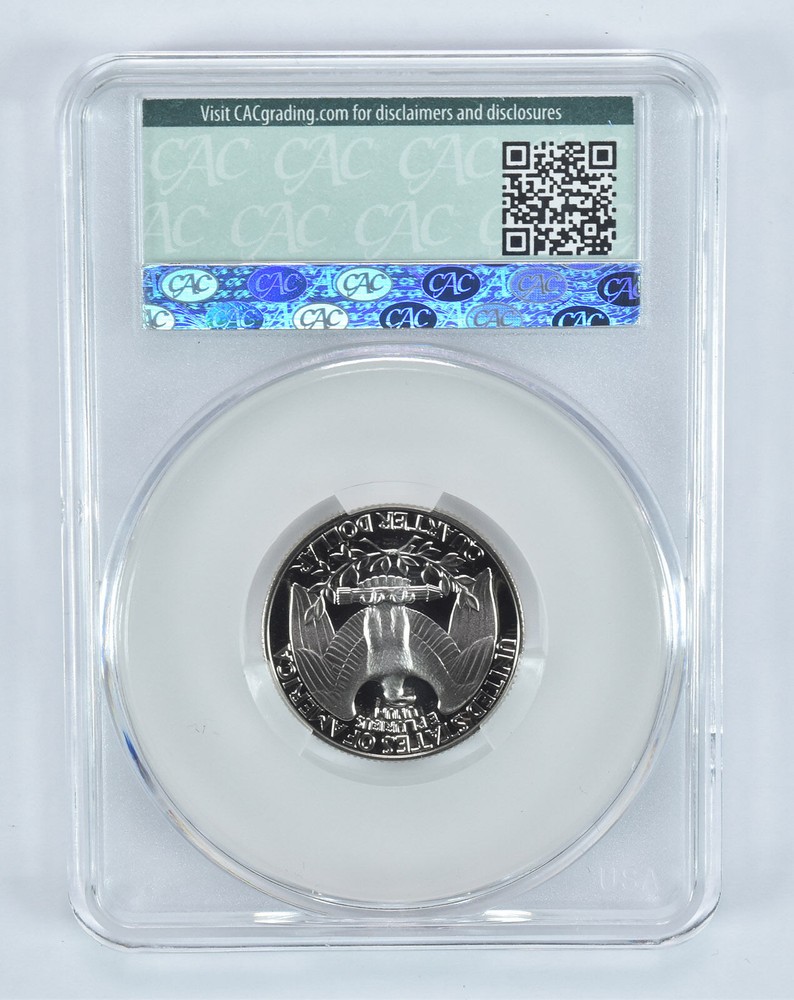 1990-S Washington Quarter PR70 DCAM CAC