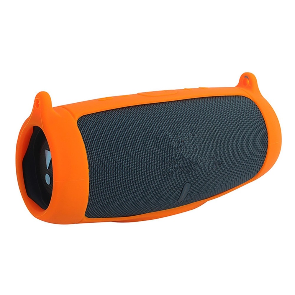 Orange Soft Silicone Cover Protective Case For JBL Charge 5 Bluetooth Speaker b