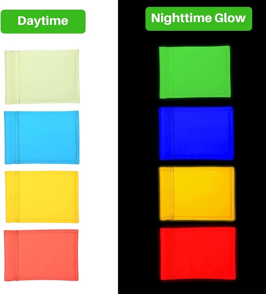 Double Sided Novelty Backyard Light Targets - 4-Pack