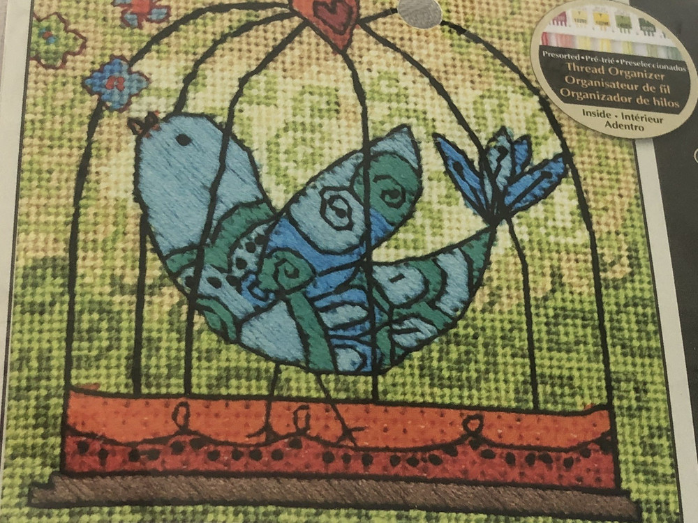 Dimensions Kit Needlepoint Blue Bird Crafts