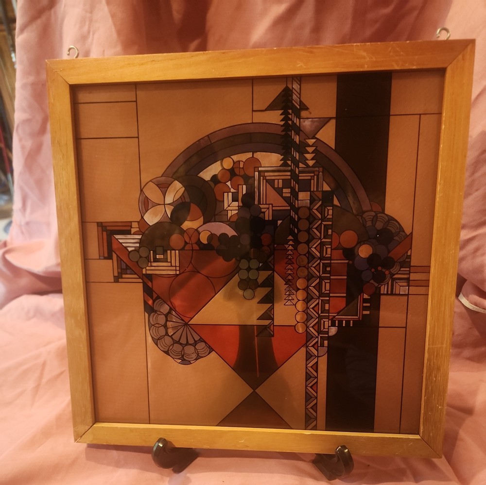 Frank Lloyd Wright Hanging Glass
