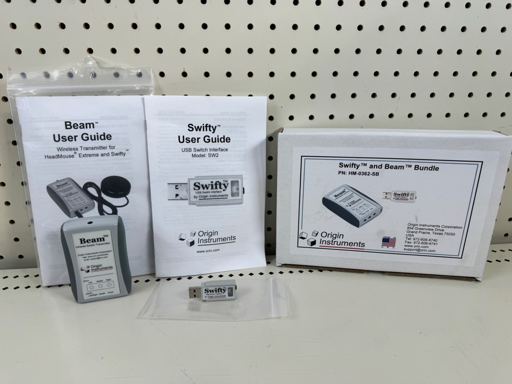 Swifty & Beam Bundle By Origin Instruments Assistive Technology