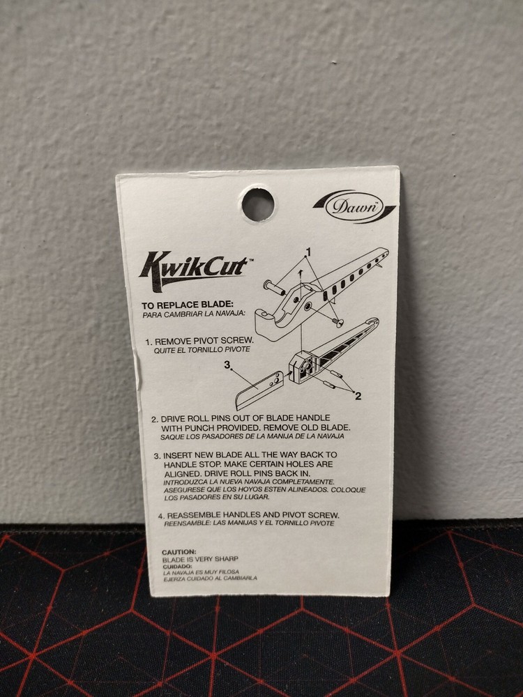 DAWN KWIKCUT REPLACEMENT BLADE STAINLESS STEEL-BT100SS