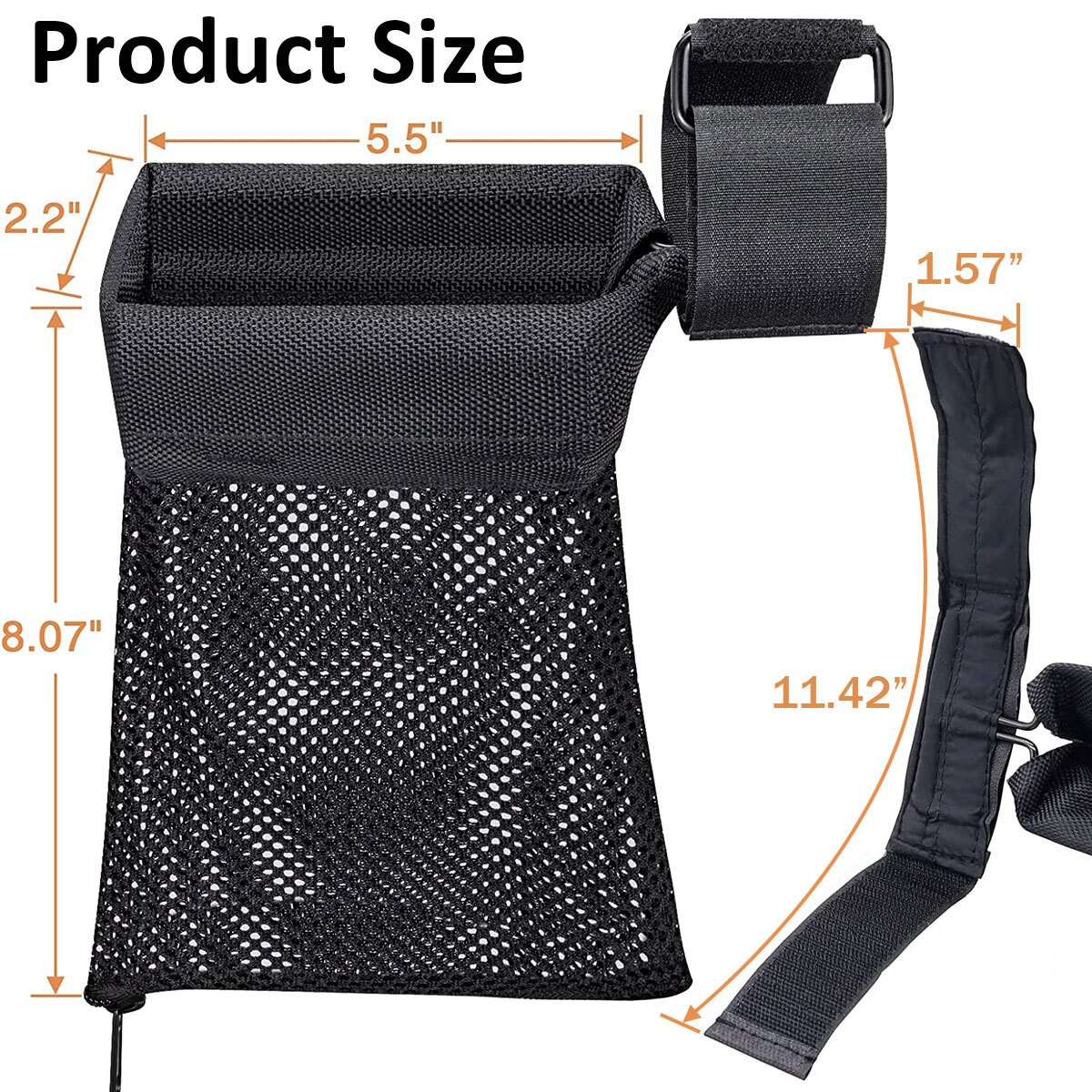 Brass Catcher Zip Quick Release Brass Collector Mesh With Heat Resistant Padded