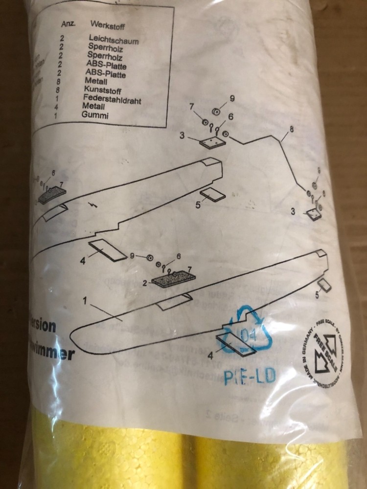 Rc Plane Pontoons (Pontoons Only)