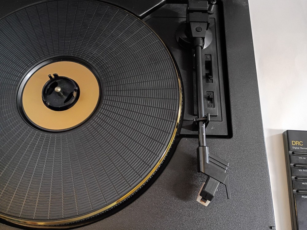 Soundsign Music Record Player 0976C Turntable Auto Return Untested