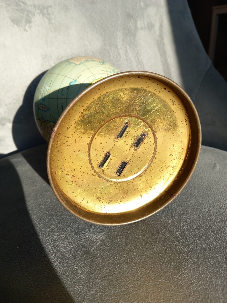 RELIABLE SERIES 1950s Tin World Globe.