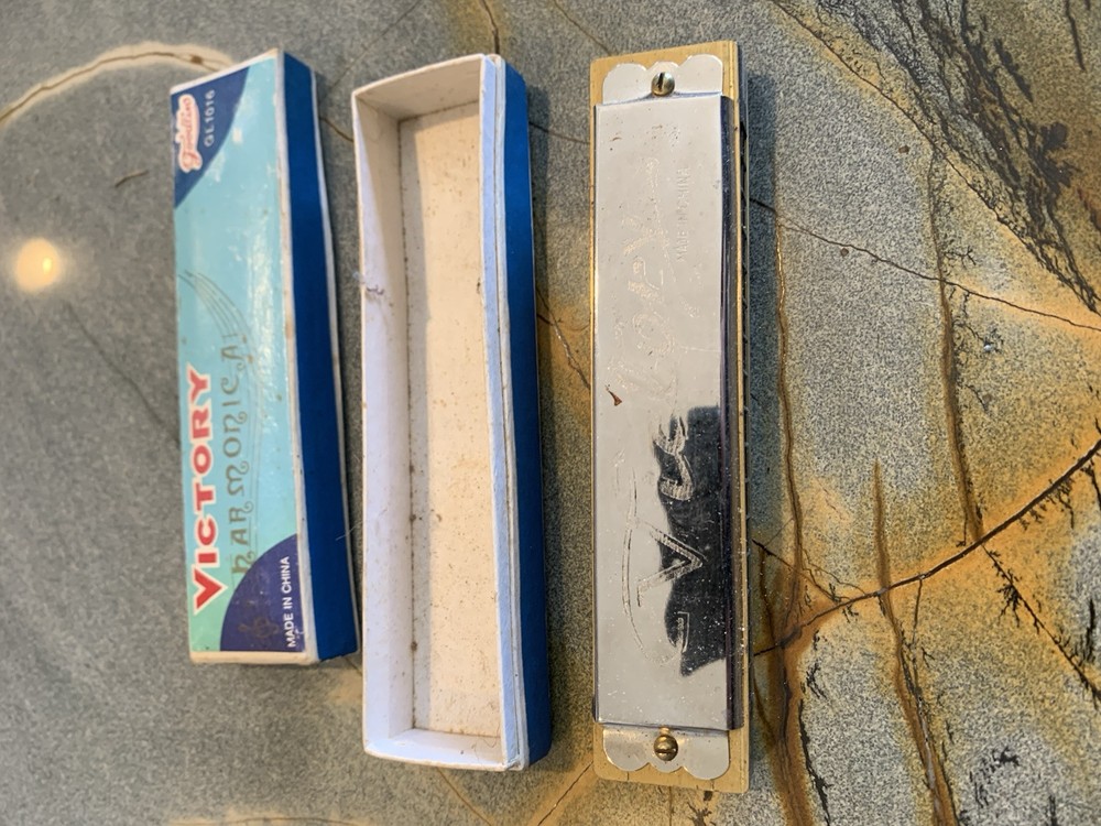 Vintage Victory Harmonica New In Box