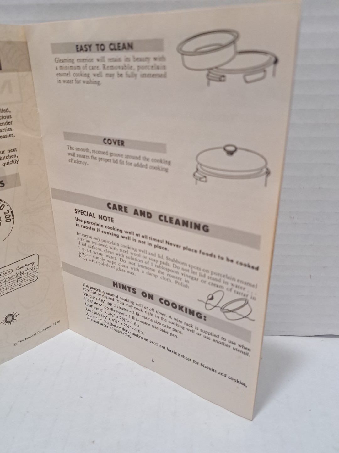 Vintage 1970 Nesco Oval Roaster Instruction Manual And Recipes