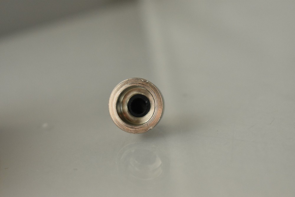 Beautiful Potentiometer Solid Chrome Silver Component Subwoofer Knob Detented