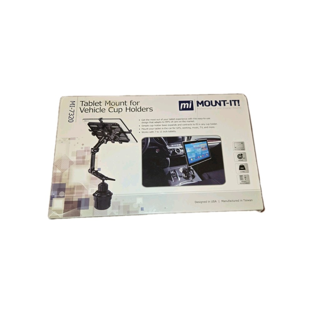 Mount-it! Premium Tablet Mount for Vehicle Cup Holders