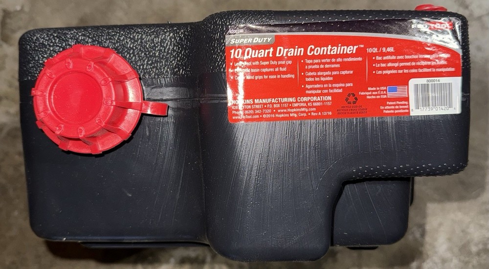 Flo Tool Super Duty 10 Quart Drain Container