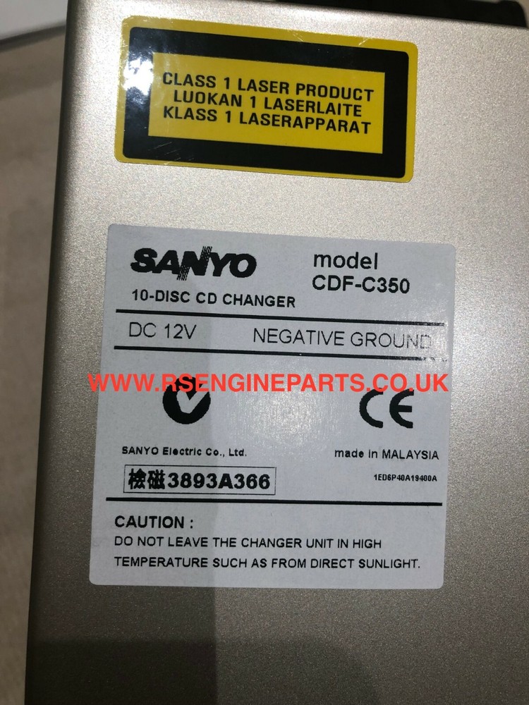 SANYO CDF-C350 Compact Disc Auto Changer Complete Kit In Original Box Quick Post
